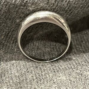Sterling Milor Italy Domed Band Ring-8.5